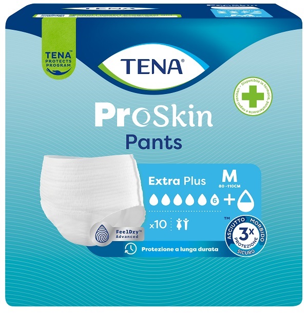 TENA PANTS EXTRA PLUS M 10 PEZZI - Farmapanda Srl