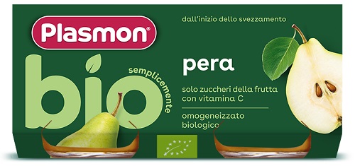 PLASMON OMOGENEIZZATO BIO PERA 2 VASETTI X 80 G - Farmapanda Srl