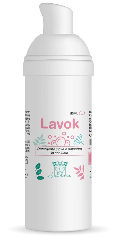 LAVOK DETERGENTE CIGLIA & PALPEBRE IN SCHIUMA 50 G - Farmapanda Srl