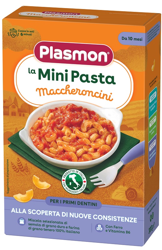 PLASMON PASTA MACCHERONCINI 300 G - Farmapanda Srl