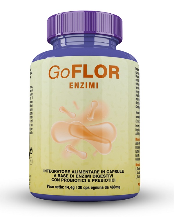 GOFLOR ENZIMI 30 CAPSULE - Farmapanda Srl