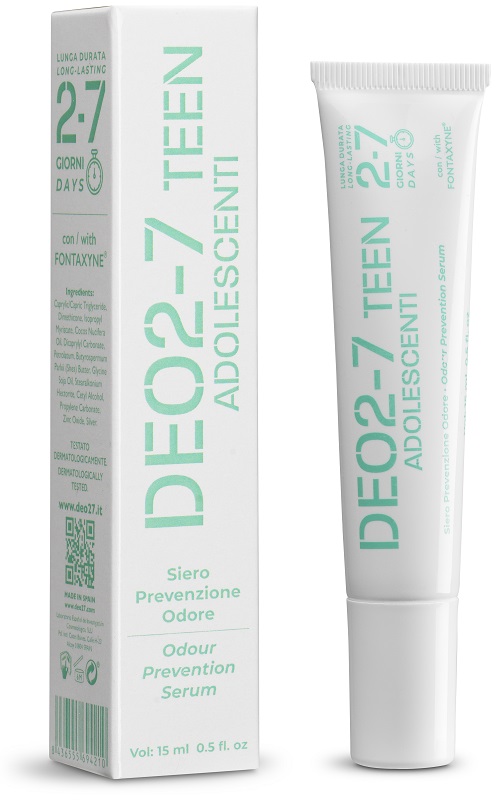 DEO 2-7 TEEN SIERO PREVENZIONE ODORE ADOLESCENTI 15 ML - Farmapanda Srl