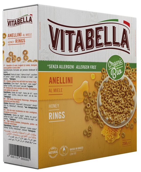 VITABELLA ANELLINI AVENA MIELE 300 G - Farmapanda Srl