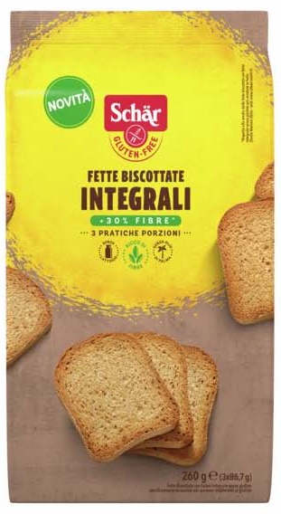 SCHAR FETTE BISCOTTATE INTEGRALI 260 G - Farmapanda Srl
