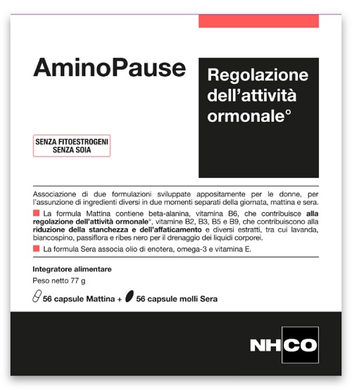 NHCO AMINOPAUSE 56 CAPSULE + 56 CAPSULE - Farmapanda Srl