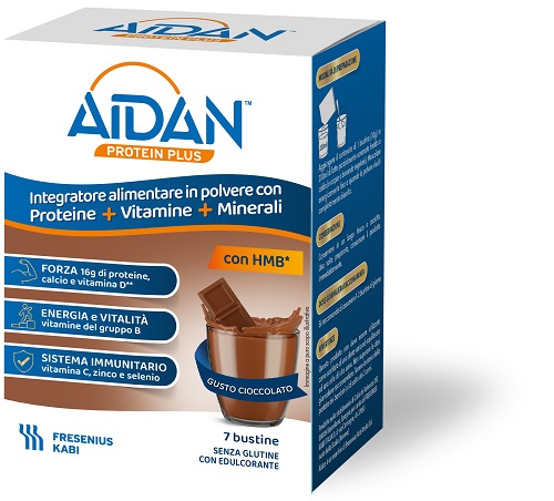 AIDAN PROTEIN PLUS CIOCCOLATO 7 BUSTINE - Farmapanda Srl