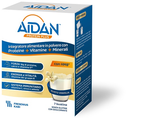 AIDAN PROTEIN PLUS VANIGLIA 7 BUSTINE - Farmapanda Srl