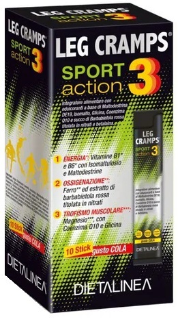 LEG CRAMPS SPORT 10 STICK PACK DIETALINEA - Farmapanda Srl