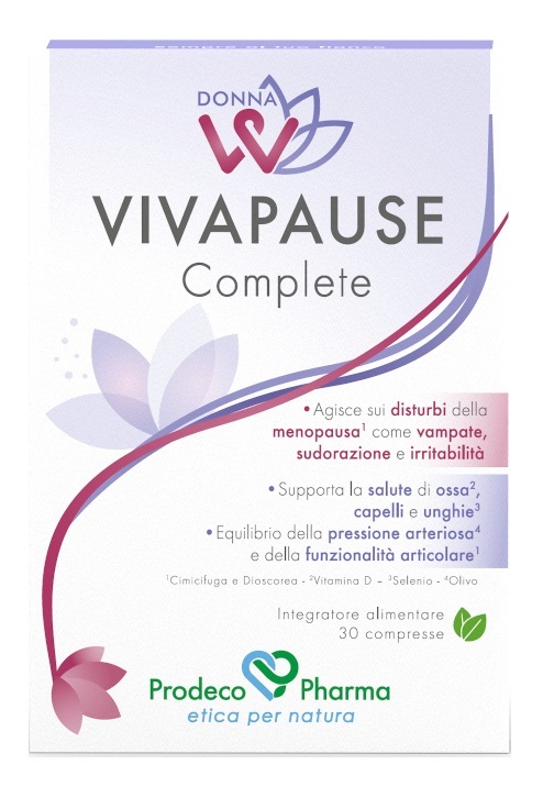 DONNAW VIVAPAUSE COMPLETE 30 COMPRESSE - Farmapanda Srl