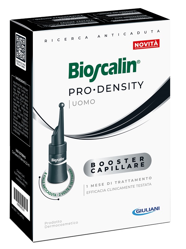 BIOSCALIN PRO DENSITY UOMO BOOSTER CAPILLARE 8 FIALE X 2,5ML - Farmapanda Srl