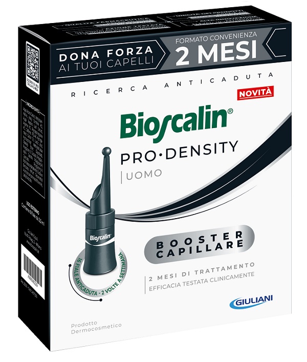 BIOSCALIN PRO DENSITY UOMO BOOSTER CAPILLARE 16 FIALE X 2,5ML - Farmapanda Srl