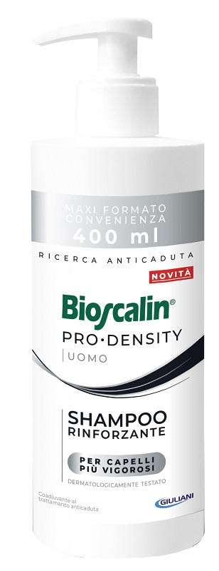 BIOSCALIN PRO DENSITY UOMO SHAMPOO RINFORZANTE 400 ML - Farmapanda Srl