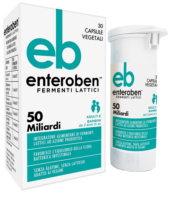 ENTEROBEN 50MLD 30 CAPSULE VEGETALI - Farmapanda Srl