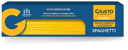 GIUSTO DIABEL BASSO INDICE GLICEMICO PASTA SPAGHETTI 400 G - Farmapanda Srl