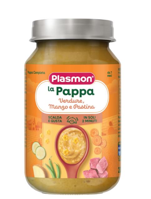 PLASMON LA PAPPA VERDURE MANZO E PASTINA 200 G - Farmapanda Srl