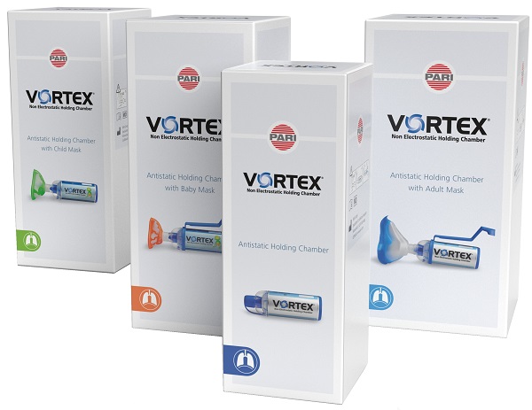 CAMERA DISTANZIATRICE CON MASCHERA PEDIATRICA VORTEX - Farmapanda Srl