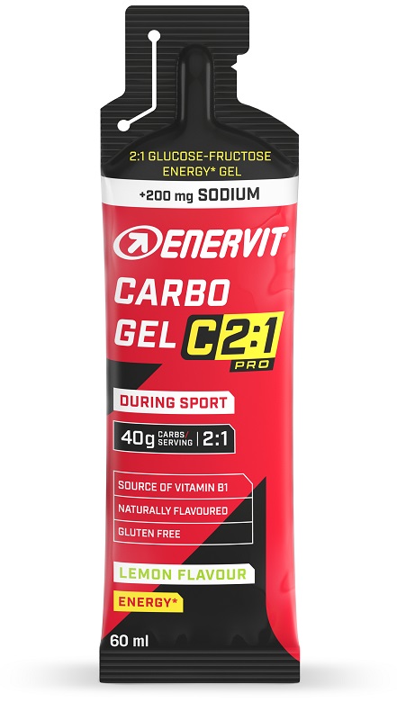 ENERVIT C2 1 PRO CARBO GEL LEMON CON SODIO 60 ML - Farmapanda Srl