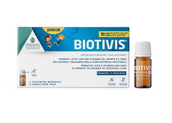 BIOTIVIS JUNIOR 10MLD 12 FLACONCINI DA 8 ML - Farmapanda Srl