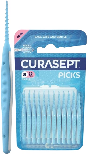 CURASEPT PICKS SMALL 36 PEZZI - Farmapanda Srl