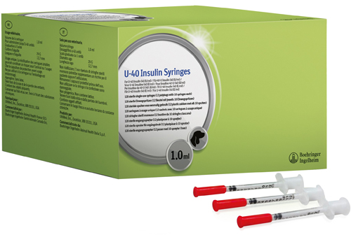 PROZINC SIRINGA INSULINA U-40 USO VETERINARIO 1 ML 12 BUSTE DA 10 SIRIGHNE - Farmapanda Srl