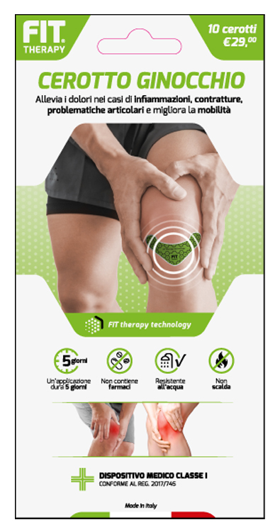 FIT THERAPY CEROTTO GINOCCHIO 10 PEZZI - Farmapanda Srl
