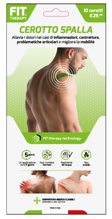 FIT THERAPY CEROTTO SPALLA 10 PEZZI - Farmapanda Srl