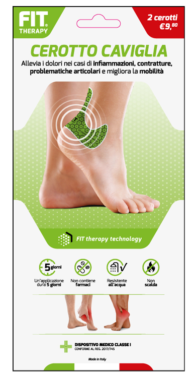 FIT THERAPY CEROTTO CAVIGLIA 2 PEZZI - Farmapanda Srl