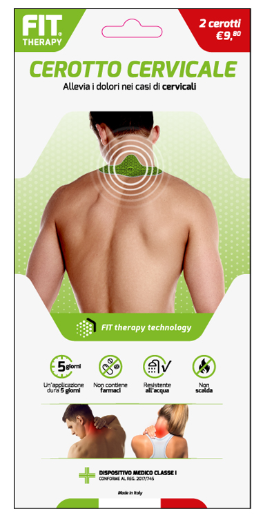 FIT THERAPY CEROTTO CERVICALE 2 PEZZI - Farmapanda Srl