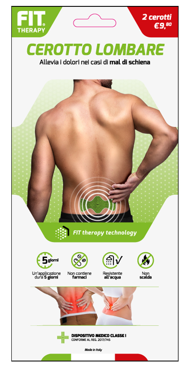 FIT THERAPY CEROTTO LOMBARE 2 PEZZI - Farmapanda Srl