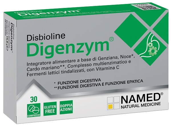 DISBIOLINE DIGENZYM AB 30 COMPRESSE - Farmapanda Srl