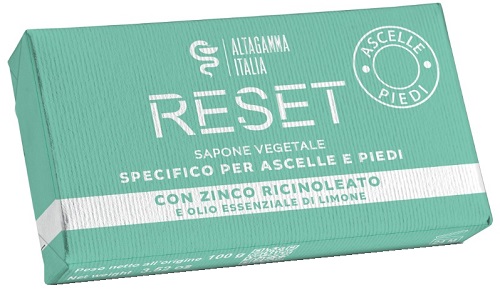 RESET SAPONE VEGETALE ASCELLE E PIEDI 100 G - Farmapanda Srl