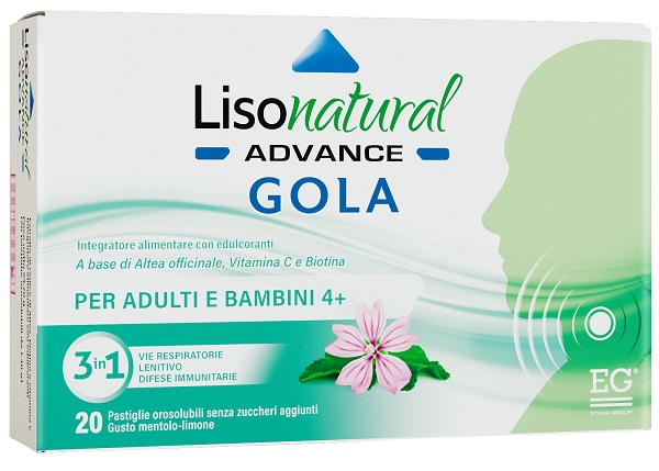 LISONATURAL ADVANCE GOLA 20 PASTIGLIE - Farmapanda Srl