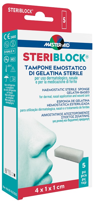 MASTER-AID STERIBLOCK TAMPONE EMOSTATICO - Farmapanda Srl