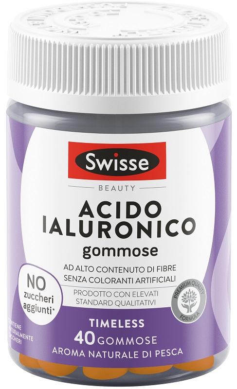 SWISSE ACIDO IALURONICO 40 GOMMOSE - Farmapanda Srl