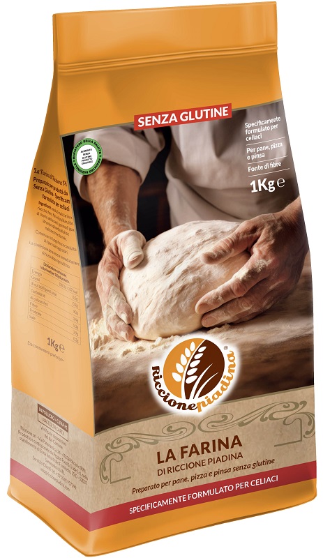 RICCIONE PIADINA FARINA PREPARATO PER PRODOTTI DA FORNO 1 KG - Farmapanda Srl