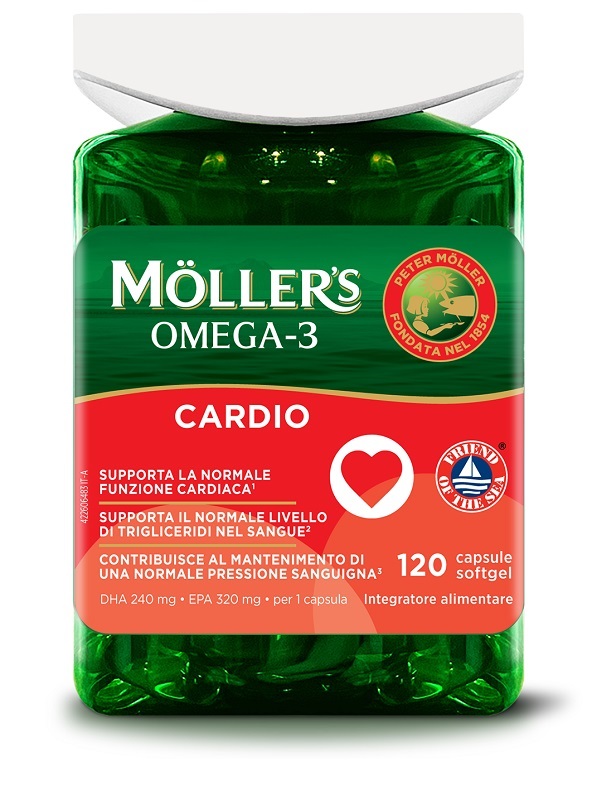 MOLLER'S OMEGA 3 CARDIO 120 CAPSULE - Farmapanda Srl