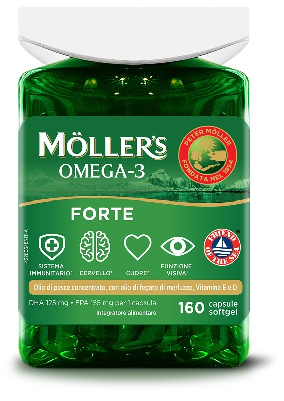 MOLLER'S OMEGA 3 FORTE 160 CAPSULE - Farmapanda Srl