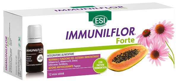 ESI IMMUNILFLOR MINI DRINK FORTE 12 MINI DRINK - Farmapanda Srl