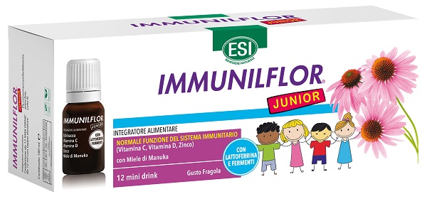 ESI IMMUNILFLOR MINI DRINK JUNIOR 12 MINI DRINK - Farmapanda Srl