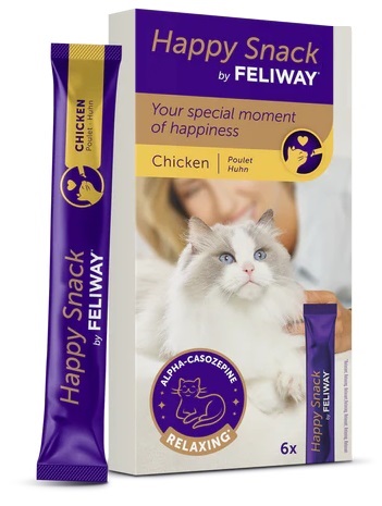 FELIWAY HAPPY SNACK CHICKEN 6 STICKS - Farmapanda Srl