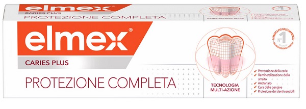 ELMEX DENTIFRICIO CARIES PLUS PROTEZIONE COMPLETA 75 ML - Farmapanda Srl