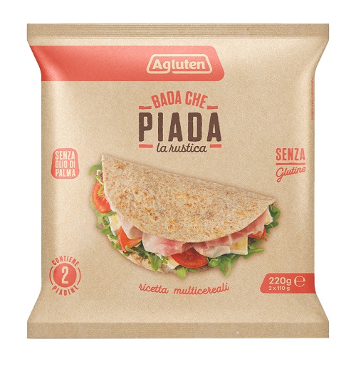 AGLUTEN BADA CHE PIADA LA RUSTICA 220 G - Farmapanda Srl