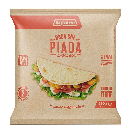 AGLUTEN BADA CHE PIADA LA CLASSICA 220 G - Farmapanda Srl