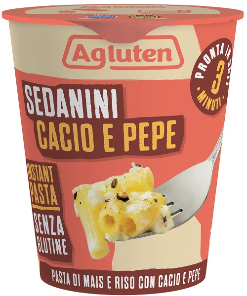 AGLUTEN SEDANINI CACIO E PEPE 70 G - Farmapanda Srl