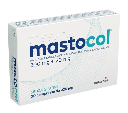 MASTOCOL 30 PALMITOILETANOLAMIDE 200 MG + POLIDATINA FORMA CO MICRONIZZATA 20 MG 30 COMPRESSE - Farmapanda Srl