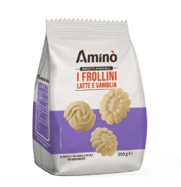 AMINO' I FROLLINI LATTE E VANIGLIA 200 G - Farmapanda Srl