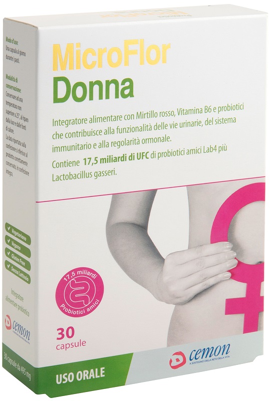 MICROFLOR DONNA 30 CAPSULE - Farmapanda Srl