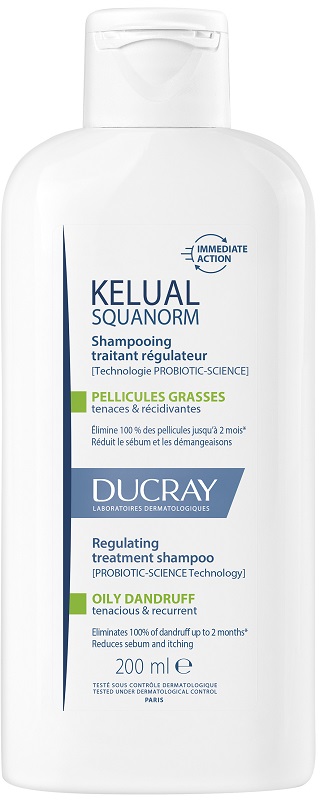 KELUAL SQUANORM SHAMPOO ANTI FORFORA GRASSA 200 ML - Farmapanda Srl