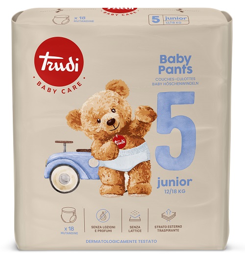 TRUDI BABY PANTS JUNIOR 12/18 KG 18 PEZZI - Farmapanda Srl