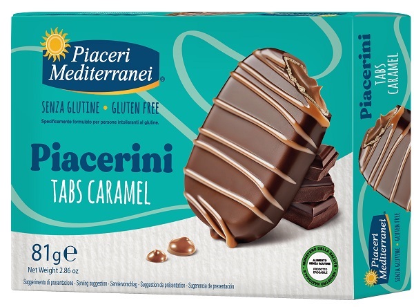 PIACERI MEDITERRANEI PIACERINI TABS CARAMEL 81 G - Farmapanda Srl